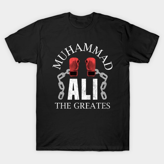 Muhammad Ali - Breaking the chain T-Shirt by Mandegraph